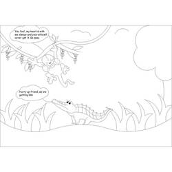 Dessin à colorier: Crocodile (Animaux) #4966 - Coloriages à Imprimer Gratuits