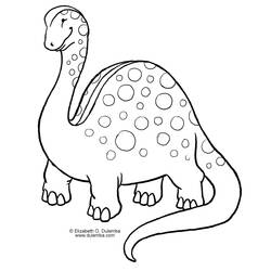 Dessin à colorier: Dinosaure (Animaux) #5503 - Coloriages à Imprimer Gratuits