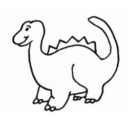Dessin à colorier: Dinosaure (Animaux) #5512 - Coloriages à Imprimer Gratuits
