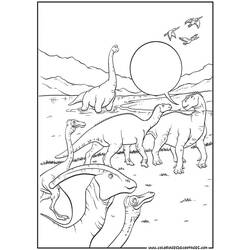 Dessin à colorier: Dinosaure (Animaux) #5530 - Coloriages à imprimer