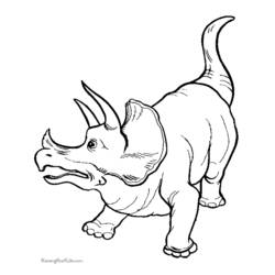 Dessin à colorier: Dinosaure (Animaux) #5555 - Coloriages à Imprimer Gratuits