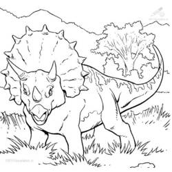 Dessin à colorier: Dinosaure (Animaux) #5558 - Coloriages à Imprimer Gratuits