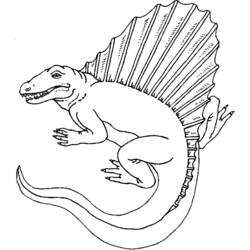 Dessin à colorier: Dinosaure (Animaux) #5590 - Coloriages à Imprimer Gratuits