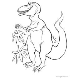 Dessin à colorier: Dinosaure (Animaux) #5597 - Coloriages à Imprimer Gratuits