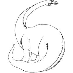 Dessin à colorier: Dinosaure (Animaux) #5616 - Coloriages à Imprimer Gratuits