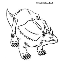 Dessin à colorier: Dinosaure (Animaux) #5641 - Coloriages à Imprimer Gratuits