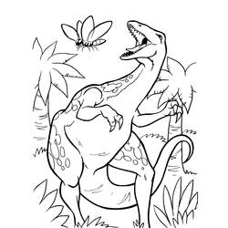 Dessin à colorier: Dinosaure (Animaux) #5675 - Coloriages à Imprimer Gratuits
