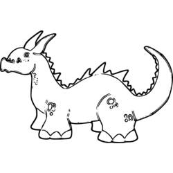 Dessin à colorier: Dinosaure (Animaux) #5682 - Coloriages à Imprimer Gratuits