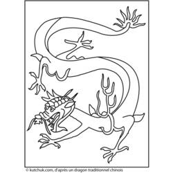 Dessin à colorier: Dragon (Animaux) #5810 - Coloriages à Imprimer Gratuits