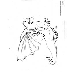 Dessin à colorier: Dragon (Animaux) #5889 - Coloriages à Imprimer Gratuits