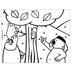Dessin à colorier: Écureuil (Animaux) #6170 - Coloriages à Imprimer Gratuits