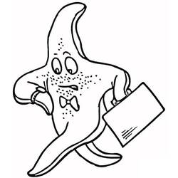 Dessin à colorier: Étoile de mer (Animaux) #187145 - Coloriages à Imprimer Gratuits