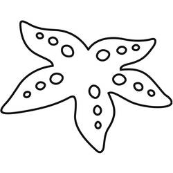 Dessin à colorier: Étoile de mer (Animaux) #187148 - Coloriages à Imprimer Gratuits