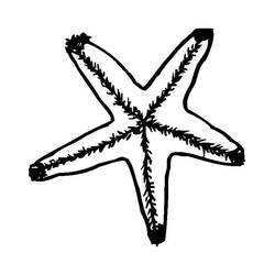 Dessin à colorier: Étoile de mer (Animaux) #187150 - Coloriages à Imprimer Gratuits