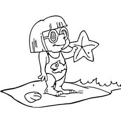 Dessin à colorier: Étoile de mer (Animaux) #187168 - Coloriages à Imprimer Gratuits