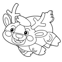 Dessin à colorier: Faon (Animaux) #206067 - Coloriages à Imprimer Gratuits