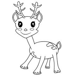 Dessin à colorier: Faon (Animaux) #206074 - Coloriages à Imprimer Gratuits