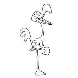 Coloriage Flamant Rose (Animaux) #198750 à imprimer et colorier