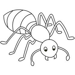 Coloriage Fourmi (Animaux) #196491 à imprimer et colorier