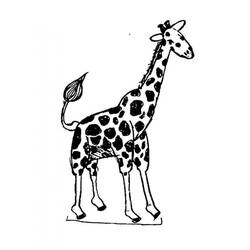 Coloriage Girafe (Animaux) #177584 à imprimer et colorier