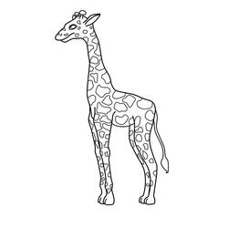 Coloriage Girafe (Animaux) #177589 à imprimer et colorier