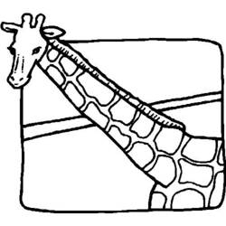 Dessin à colorier: Girafe (Animaux) #7326 - Coloriages à Imprimer Gratuits