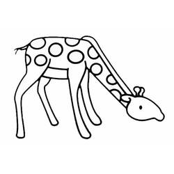 Dessin à colorier: Girafe (Animaux) #7345 - Coloriages à Imprimer Gratuits