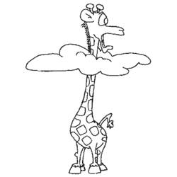 Dessin à colorier: Girafe (Animaux) #7377 - Coloriages à Imprimer Gratuits