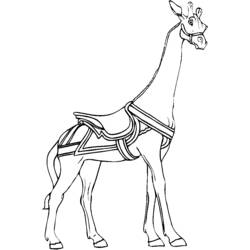 Dessin à colorier: Girafe (Animaux) #7381 - Coloriages à Imprimer Gratuits