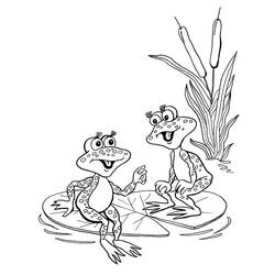 Coloriage Grenouille (Animaux) #187291 à imprimer et colorier