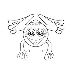 Coloriage Grenouille (Animaux) #187295 à imprimer et colorier