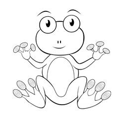 Coloriage Grenouille (Animaux) #187297 à imprimer et colorier