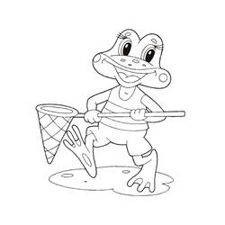 Coloriage Grenouille (Animaux) #187298 à imprimer et colorier