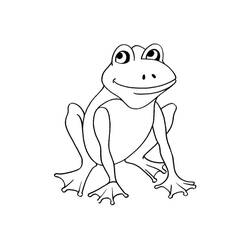 Coloriage Grenouille (Animaux) #187301 à imprimer et colorier