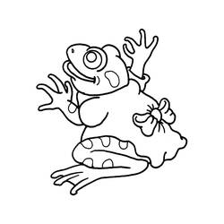 Coloriage Grenouille (Animaux) #187309 à imprimer et colorier