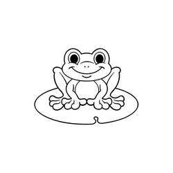 Coloriage Grenouille (Animaux) #187312 à imprimer et colorier