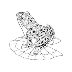 Coloriage Grenouille (Animaux) #187317 à imprimer et colorier