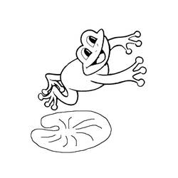 Coloriage Grenouille (Animaux) #187321 à imprimer et colorier