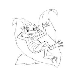 Coloriage Grenouille (Animaux) #187326 à imprimer et colorier