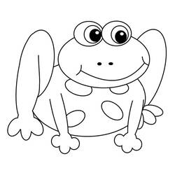Coloriage Grenouille (Animaux) #187327 à imprimer et colorier