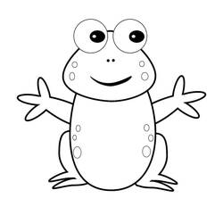Coloriage Grenouille (Animaux) #187328 à imprimer et colorier