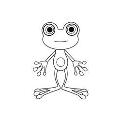 Coloriage Grenouille (Animaux) #187337 à imprimer et colorier