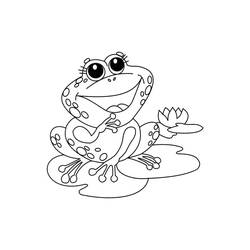 Coloriage Grenouille (Animaux) #187339 à imprimer et colorier