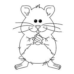 Coloriage Hamster (Animaux) #188818 à imprimer et colorier