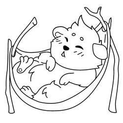 Coloriage Hamster (Animaux) #188835 à imprimer et colorier