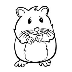 Coloriage Hamster (Animaux) #188836 à imprimer et colorier