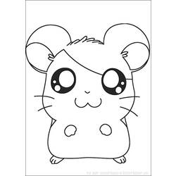 Dessin à colorier: Hamster (Animaux) #8020 - Coloriages à Imprimer Gratuits