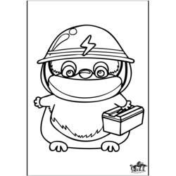 Dessin à colorier: Hamster (Animaux) #8053 - Coloriages à Imprimer Gratuits