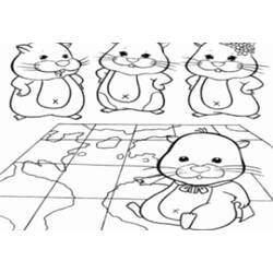 Dessin à colorier: Hamster (Animaux) #8131 - Coloriages à Imprimer Gratuits