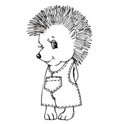 Dessin à colorier: Hérisson (Animaux) #190598 - Coloriages à Imprimer Gratuits